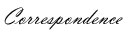 Correspondence